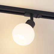 Lindby Linaro skinnespot, E14, sort, Ø 10 cm, 1-faset