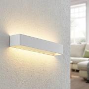 Arcchio LED-væglampe Karam, 53 cm, hvid, metal, op/ned