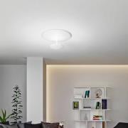 LED-loftlampe Conrad, hvid, Ø 50 cm, metal, dæmpbar