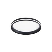 LED-loftlampe Isy, sort, Ø 35 cm, metal, CCT, dæmpbar