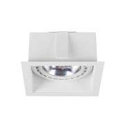 Indbygget downlight Mod I, 1 lyskilde, hvid