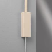 LED-væglampe Sten, sandfarvet, højde 61 cm Gestestyring