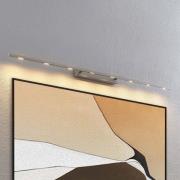 Lucande Alexis LED-gallerilampe 158 cm, mat nikkel