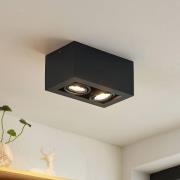 Arcchio Giyan downlight, to lys, sort