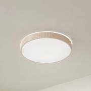 Lindby LED-loftlampe Zylo, beige, Ø 49 cm, CCT, dæmpbar