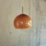 FRANDSEN Hængelampe Ball Glas, cappucino, Ø 25 cm