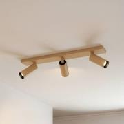 Arcchio loftspot Brinja Slim, brun, 3 lyskilder, GU10 MR11