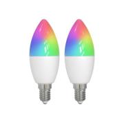 LUUMR Smart E14 4,9W CCT RGB ZigBee Tuya Hue 2 stk