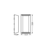 OSRAM LED-udendørs væglampe ENDURA STYLE IDAR, mørkegrå, IP65