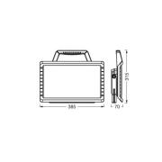 OSRAM LED-arbejdslampe med batteri VALUE BATTERY, 26 W sort IP54