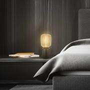 Bordlampe Rist, sort/guld, højde 22 cm, metal