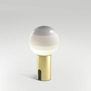 MARSET Akku-bordlampe Dipping Light, dæmpbar hvid/messing