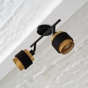 OSRAM loftlampe Decor Spot Hornet, 2 lyskilder, sort/guld