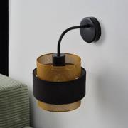 OSRAM væglampe Decor Hornet, 1 lyskilde, sort/guld, E27