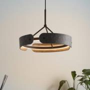 OSRAM LED-hængelampe Decor Curve Felt, grå, filt, 3.000 K