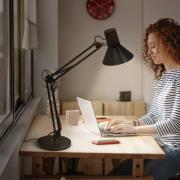 OSRAM LED-bordlampe Office Line Desk Retro, sort 3.000 K