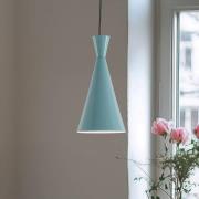 Hængelampe Tom, turkis, metal, Ø 19 cm, E27