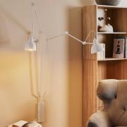 Væglampe 814, justerbar, 2 lyskilder, hvid