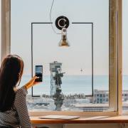 MARSET hængelampe Atlas, 2.700 K, Ø 11 cm, transparent