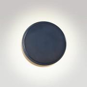 MARSET LED-væglampe Caramel, blå, Ø 28 cm, TRIAC, glas