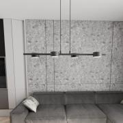 Loftspot Sora, længde 80 cm, metal, 4 lyskilder, 100 W, 1000 lm, 10000...