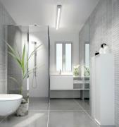 Helestra LED-spejllampe LOOM 2, længde 120 cm, IP44, CCT