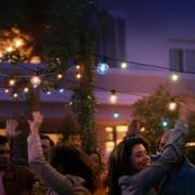 Philips Hue LED-lyskæde Festavia Globe 14 m 20 flg. IP65