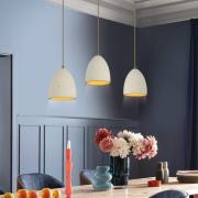 Schöner Wohnen hængelampe Traventa, 3 lyskilder, beige, E27