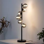 Schöner Wohnen bordlampe Dubai, røget glas, 6 lyskilder, G9