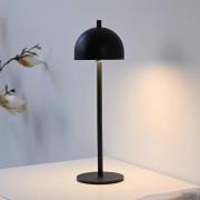 SCHÖNER WOHNEN LED-batteridrevet bordlampe Bellies, sort, IP54