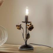 Carolina bordlampe, bronzefarvet, 1 lyskilde, jern