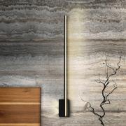 LED-væglampe Stick, højde 80 cm, sort, metal