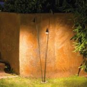 udendørs LED-gulvlampe Brisa, 3 lyskilder, khaki