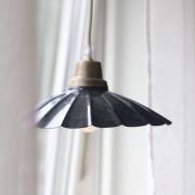 PR Home hængelampe Ester, blå, Ø 24 cm, stik, E27