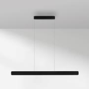 Paul Neuhaus LED-hængelampe Q-Stretto, sort, 120 cm