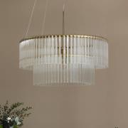 Globen Lighting hængelampe Hook 60, glas, transparent