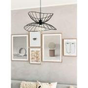 Globen Lighting pendellampe RAY, sort, Ø 45 cm