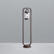 Vejlampen SAMBESI, rustfarvet, højde 100 cm, metal, IP44