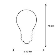 SEGULA LED Elegant Line E27 3W Golfbold 2.200 K Filament dæmpbar