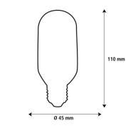 Segula LED Fire Flame Line E27 0,6W Tube røg 1800K Dekoration