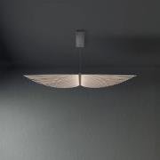 LED-hængelampe SERAPH, sort mat, længde 105 cm, metal