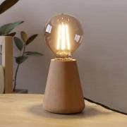 Asby bordlampe, lyst træ, højde 10 cm, træ