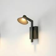 Lucande LED-væglampe Steve, sort, 24 cm, USB, dæmpbar