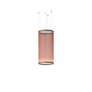 Vibia LED-hængelampe ARRAY rødbrun 113x55 cylinder 927 dæmpbar