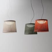 Vibia udendørs LED-hængelampe WIND, grøn, 48 x 60 cm, 927