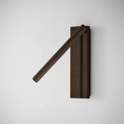 Bover LED-væglampe Arid A/03 brun, aluminium, 2.700 K