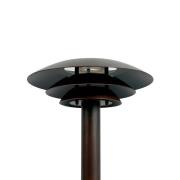 Dyberg Larsen vejlampe DL25, kobberfarvet, IP44, stål