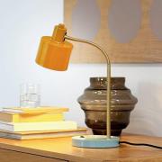 Dyberg Larsen bordlampe Ocean Flex, karry/turkis, 45 cm