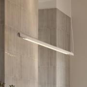 GEJST Radent hængelampe, hvid, længde 138 cm, G13 LED