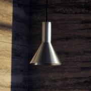 FRANDSEN Lyss hængelampe, aluminiumsfarvet, metal, Ø 18 cm, E27